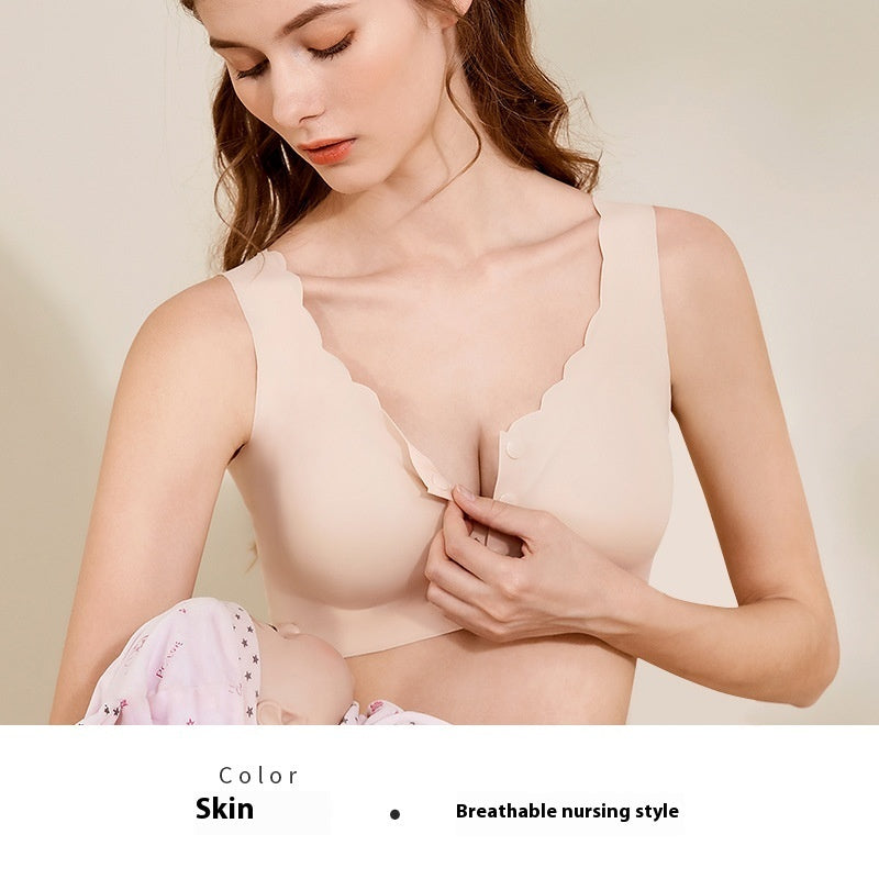 Wireless Maternity & Nursing Bra – Comfortable Breastfeeding Bra