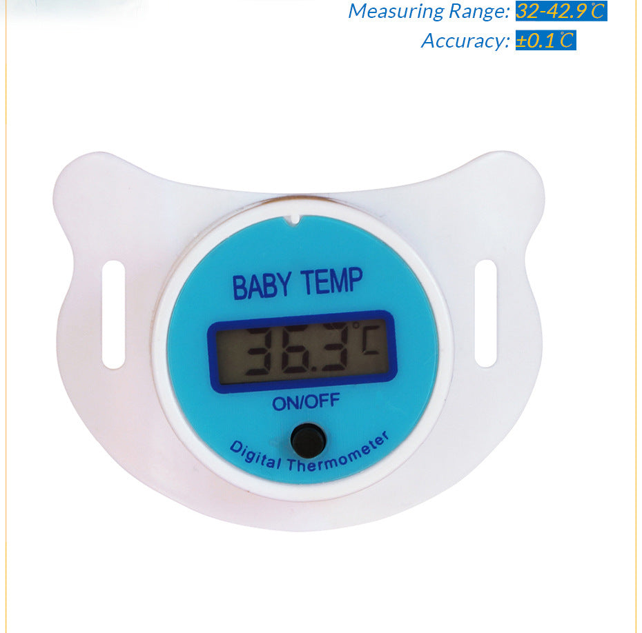 Baby Pacifier Thermometer – Safe Digital Temperature Monitor
