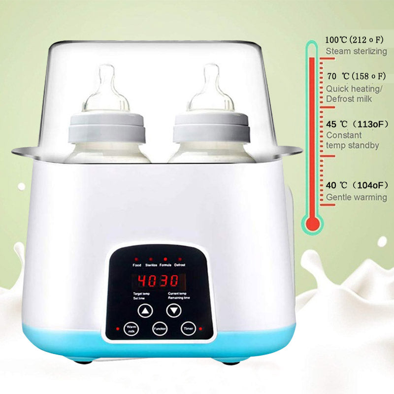 Baby Bottle Sterilizer & Milk Warmer – All-in-One Steam & Heating System