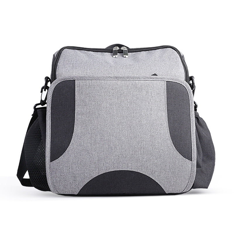 Large Capacity Double Shoulder Dining Chair Mummy Bag Baby Outing Portable Stool