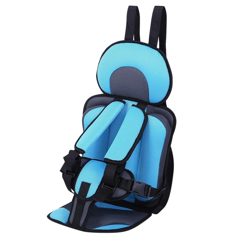 Child Safety Car Seat with 5-Point Harness – Adjustable & Removable Back