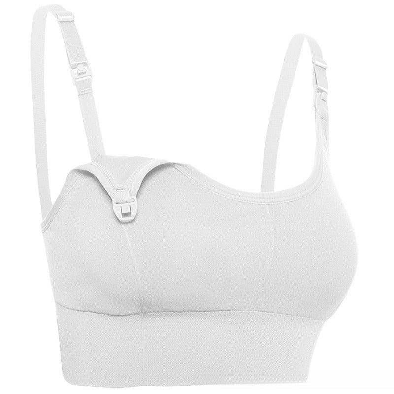 Pregnant Woman Feeding Pregnancy Push Up And Anti-sagging Wireless Nursing Bra