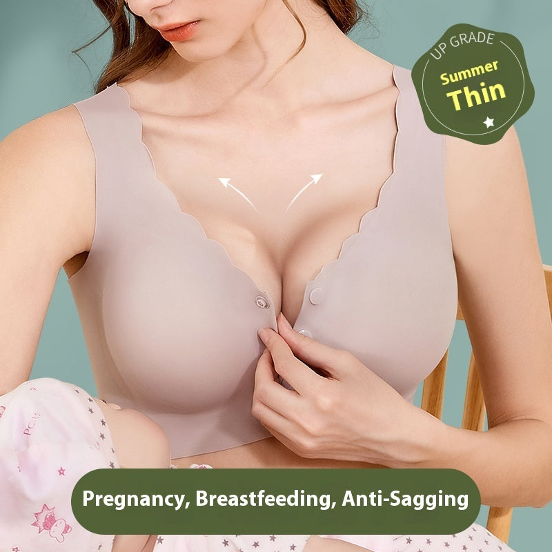 Wireless Maternity & Nursing Bra – Comfortable Breastfeeding Bra