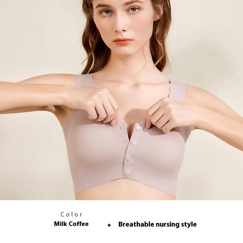 Wireless Maternity & Nursing Bra – Comfortable Breastfeeding Bra
