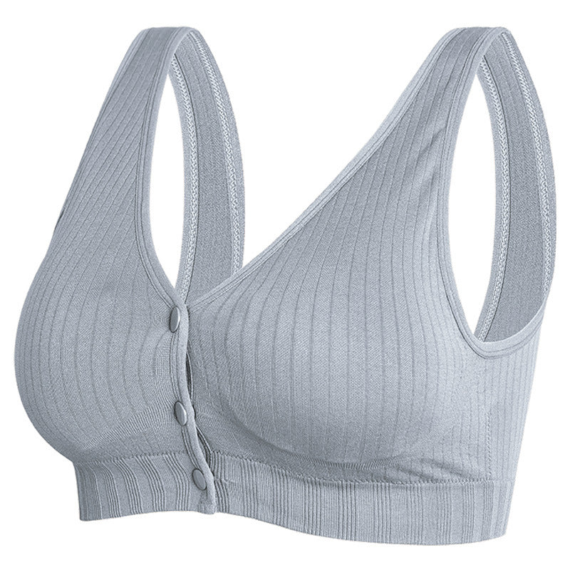 Large Size Vest-Style Nursing Bra – Wireless Maternity Bra with Double Shoulder Straps
