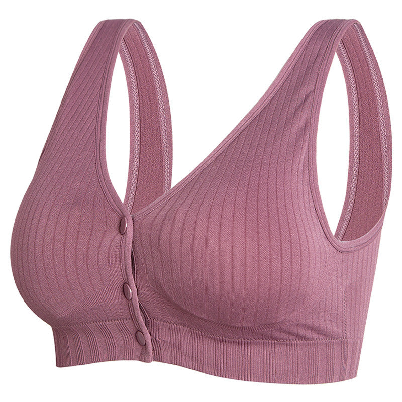 Large Size Vest-Style Nursing Bra – Wireless Maternity Bra with Double Shoulder Straps